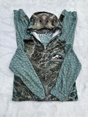 Kids' Dinosaur Onsie - Teal Gray